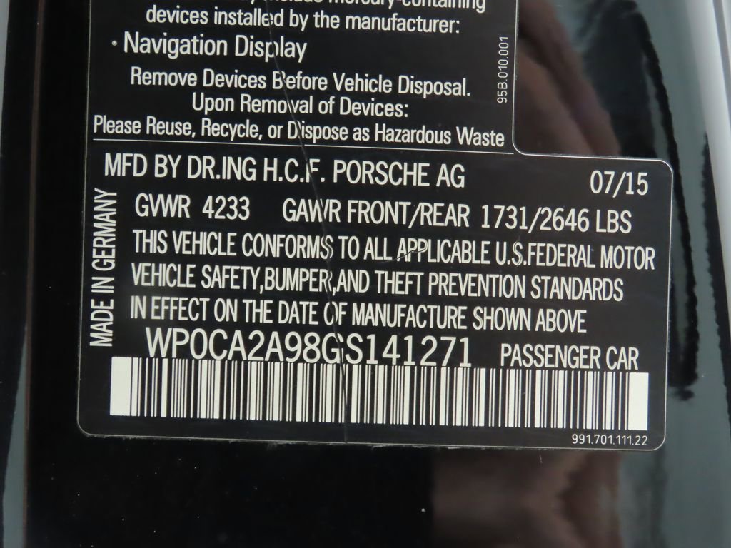 Used 2016 Porsche 911 Carrera Black Edition image 41