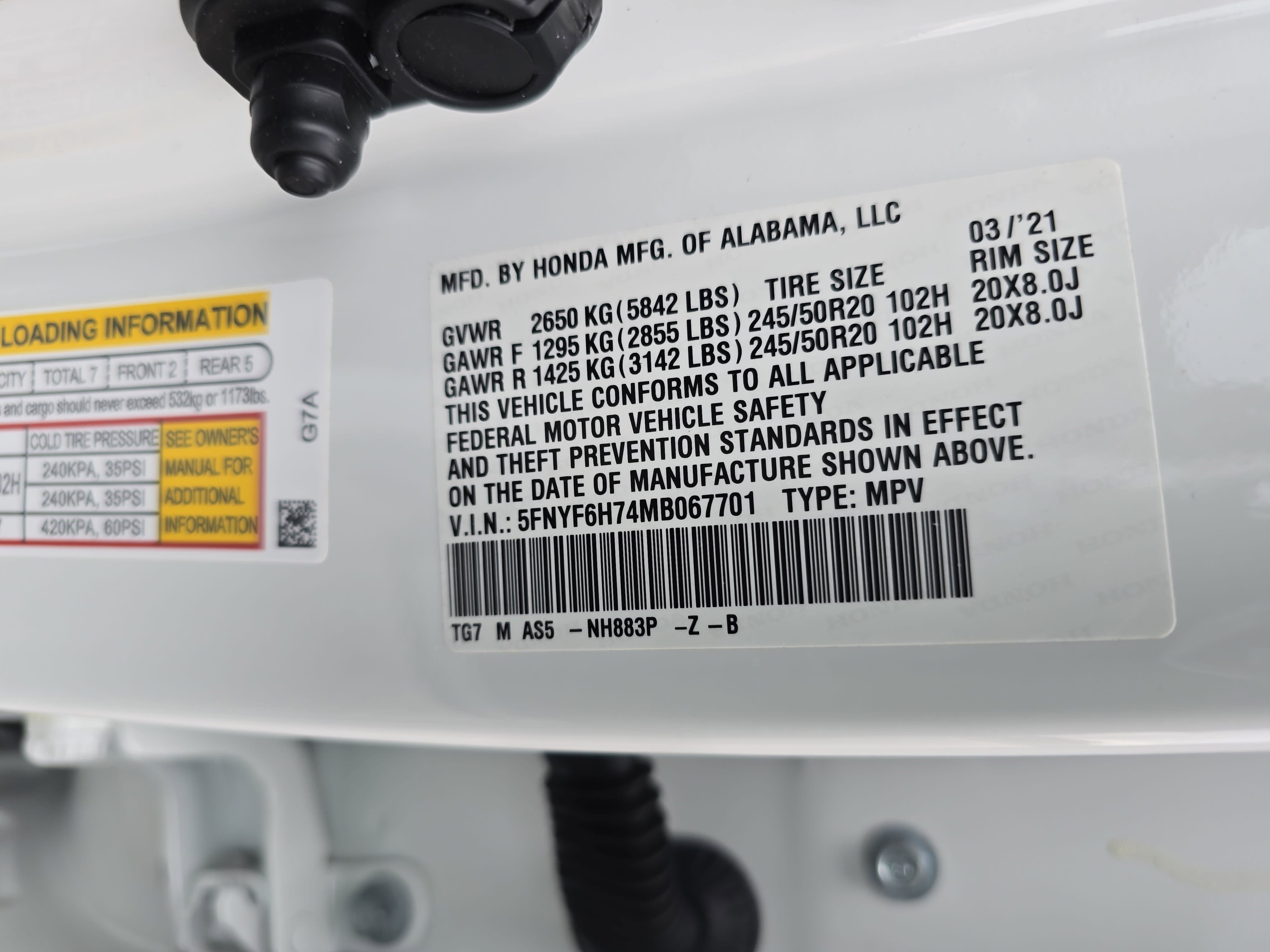 Used 2021 Honda Pilot Black Edition image 30