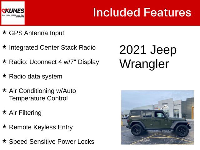 Certified 2021 Jeep Wrangler Unlimited Sport image 5