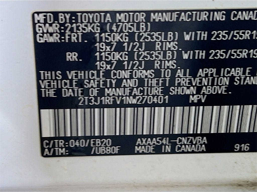 Certified 2022 Toyota RAV4 Adventure image 29