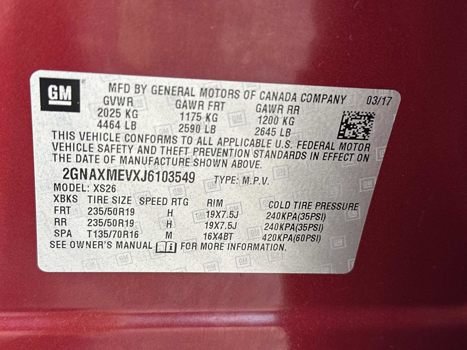 Certified 2018 Chevrolet Equinox Premier image 18