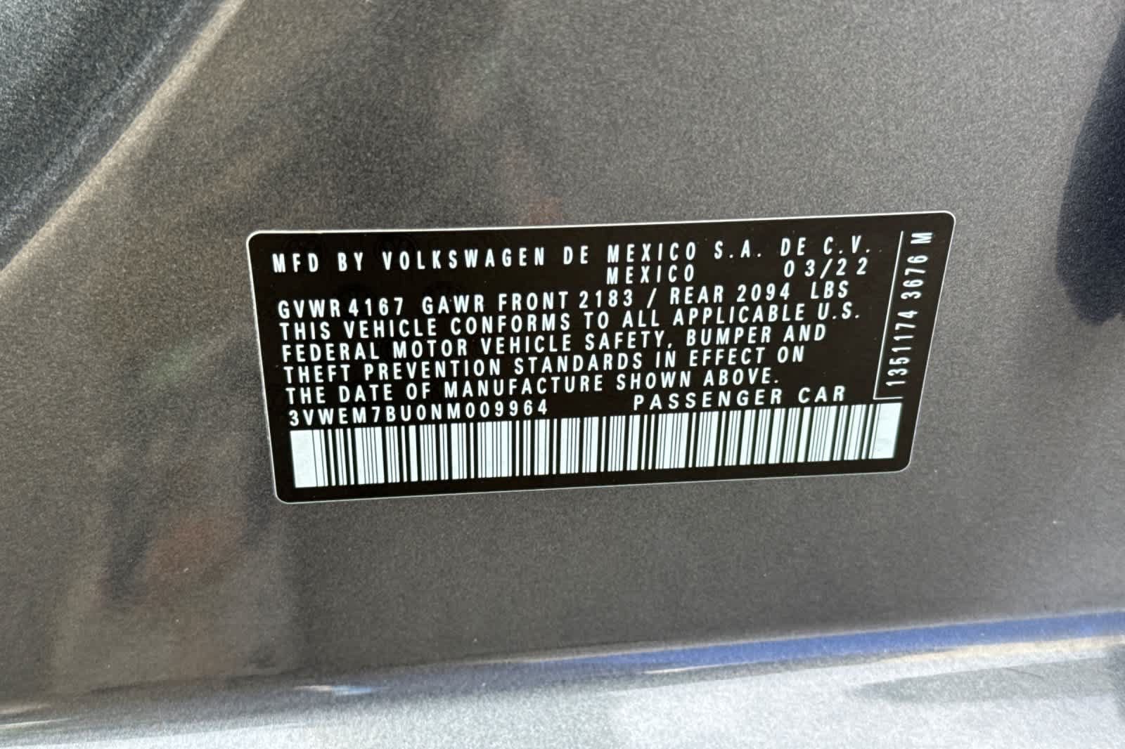 Used 2022 Volkswagen Jetta SE FWD image 28