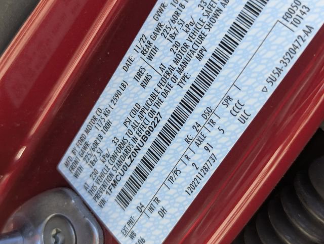 Used 2022 Ford Escape Titanium w/ Titanium Premium Package image 45