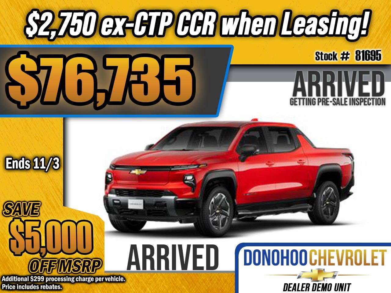 New 2026 Chevrolet Silverado EV LT w/ Premium Package image 1