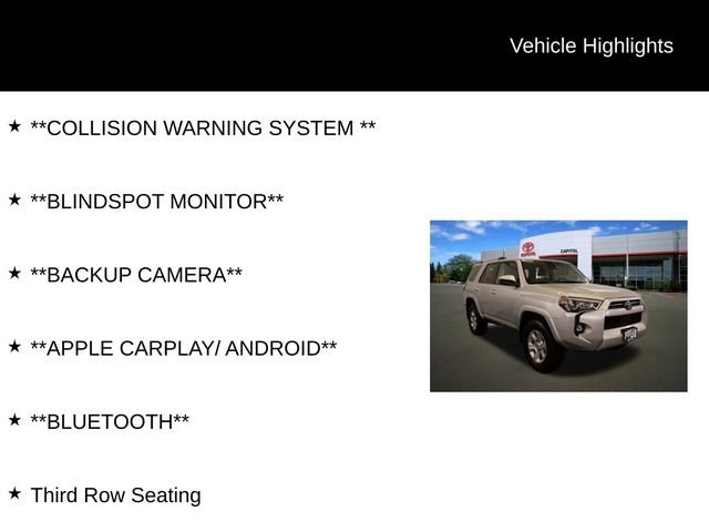 Used 2024 Toyota 4Runner SR5 AWD/4WD image 2