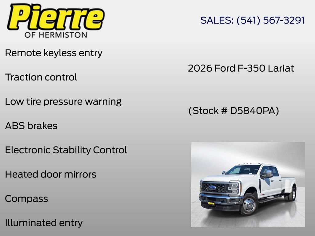 Used 2026 Ford F350 Lariat w/ Lariat Premium Package AWD/4WD image 7
