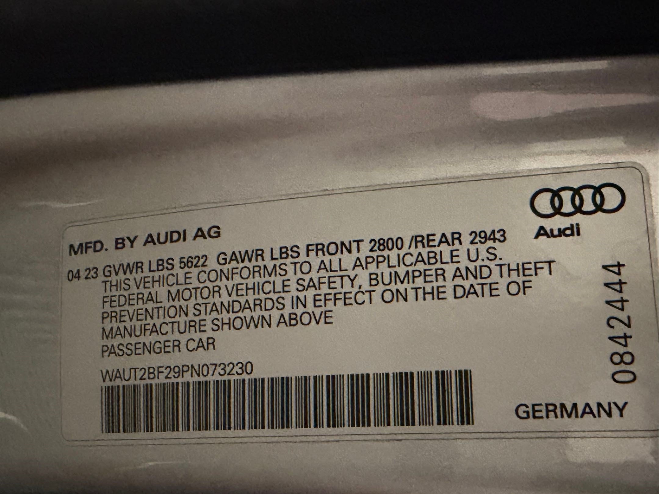 Certified 2023 Audi A7 3.0T Premium w/ Convenience Package AWD/4WD image 27