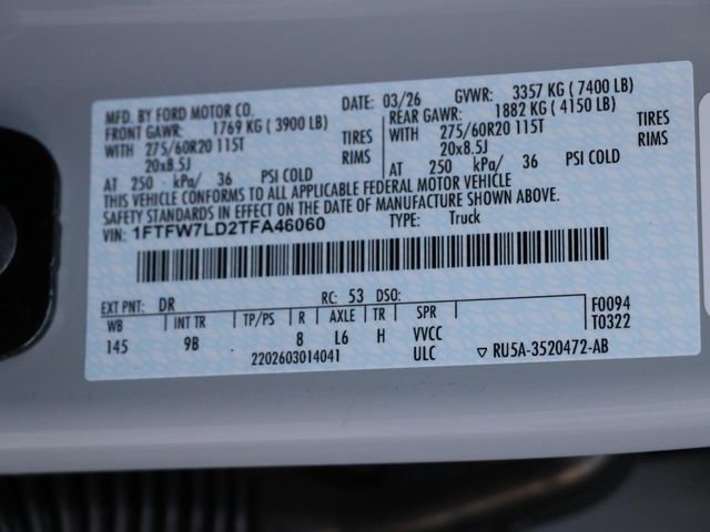 New 2026 Ford F150 Platinum w/ Equipment Group 702A High image 32