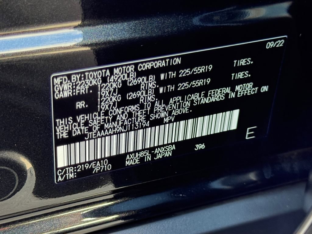 Used 2022 Toyota Venza Limited w/ Advanced Technology Package image 32