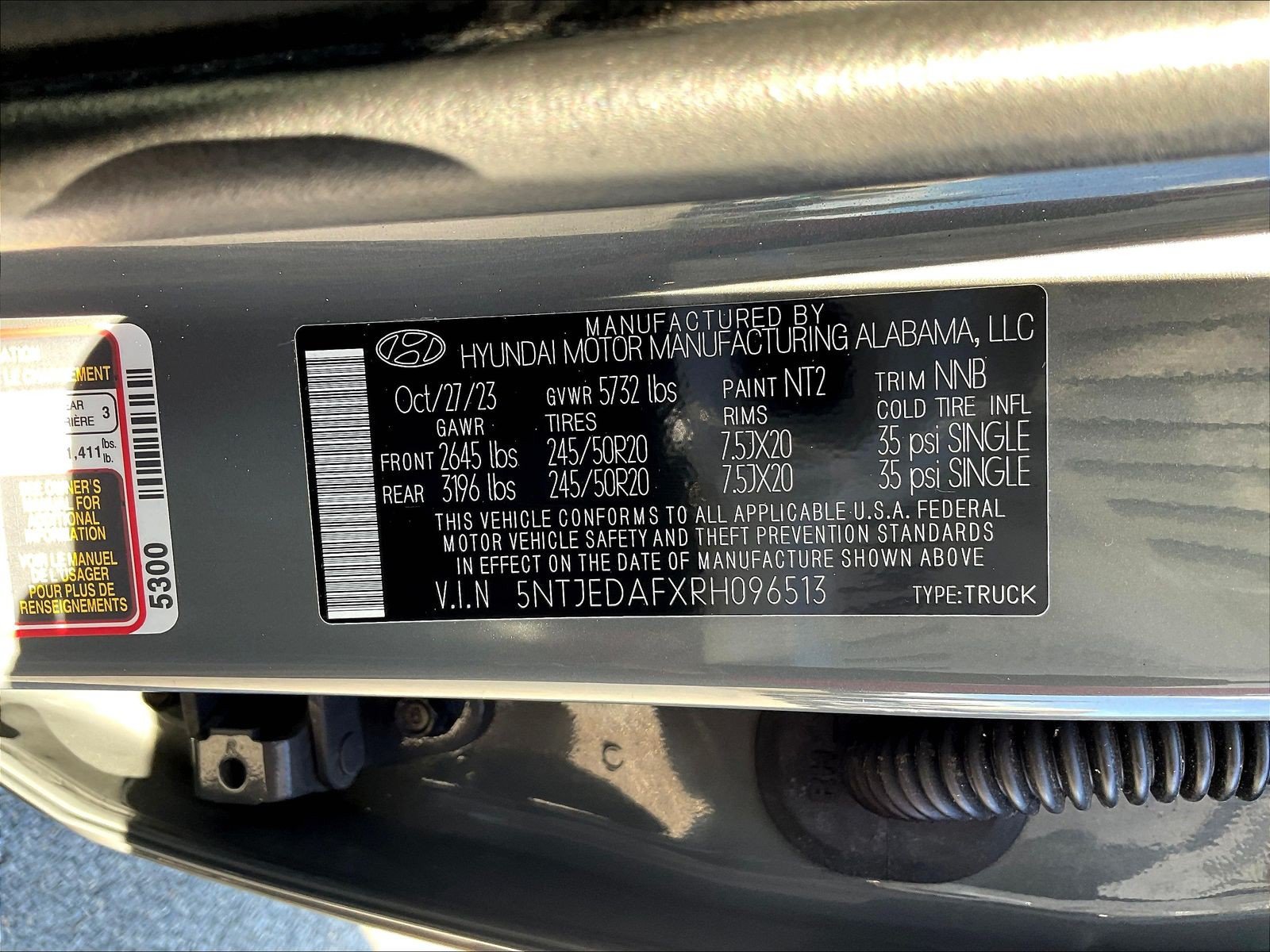 Used 2024 Hyundai Santa Cruz Limited AWD/4WD image 19