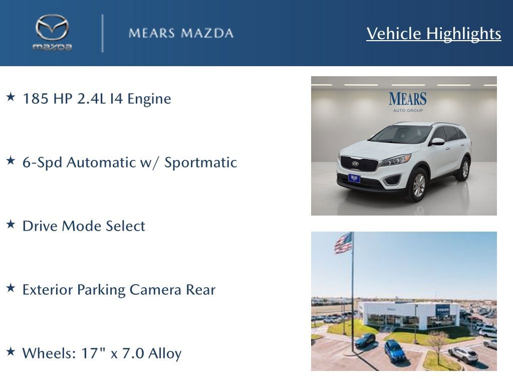 Used 2016 Kia Sorento LX image 2