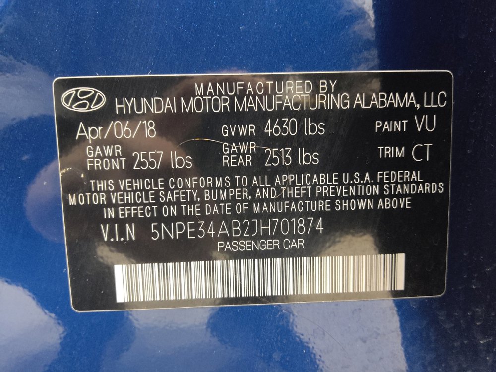 Used 2018 Hyundai Sonata Limited image 33