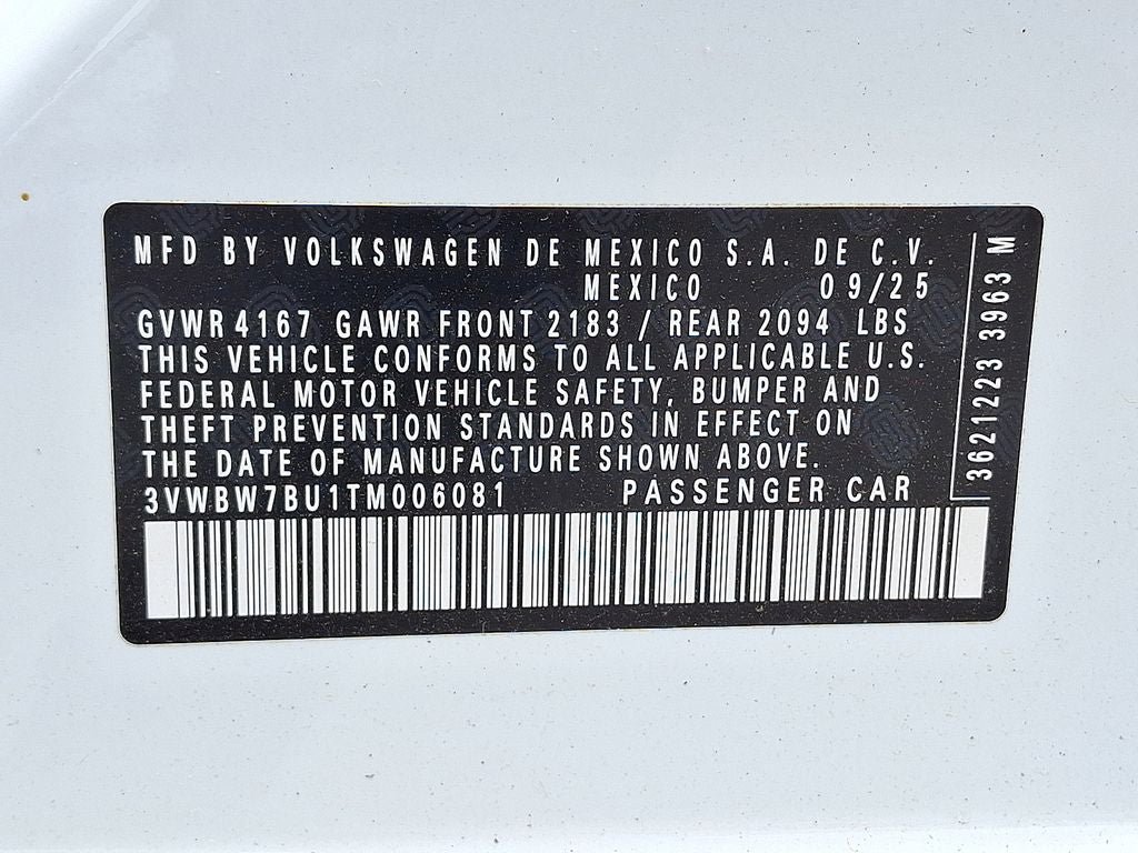 New 2026 Volkswagen Jetta Sport FWD image 17