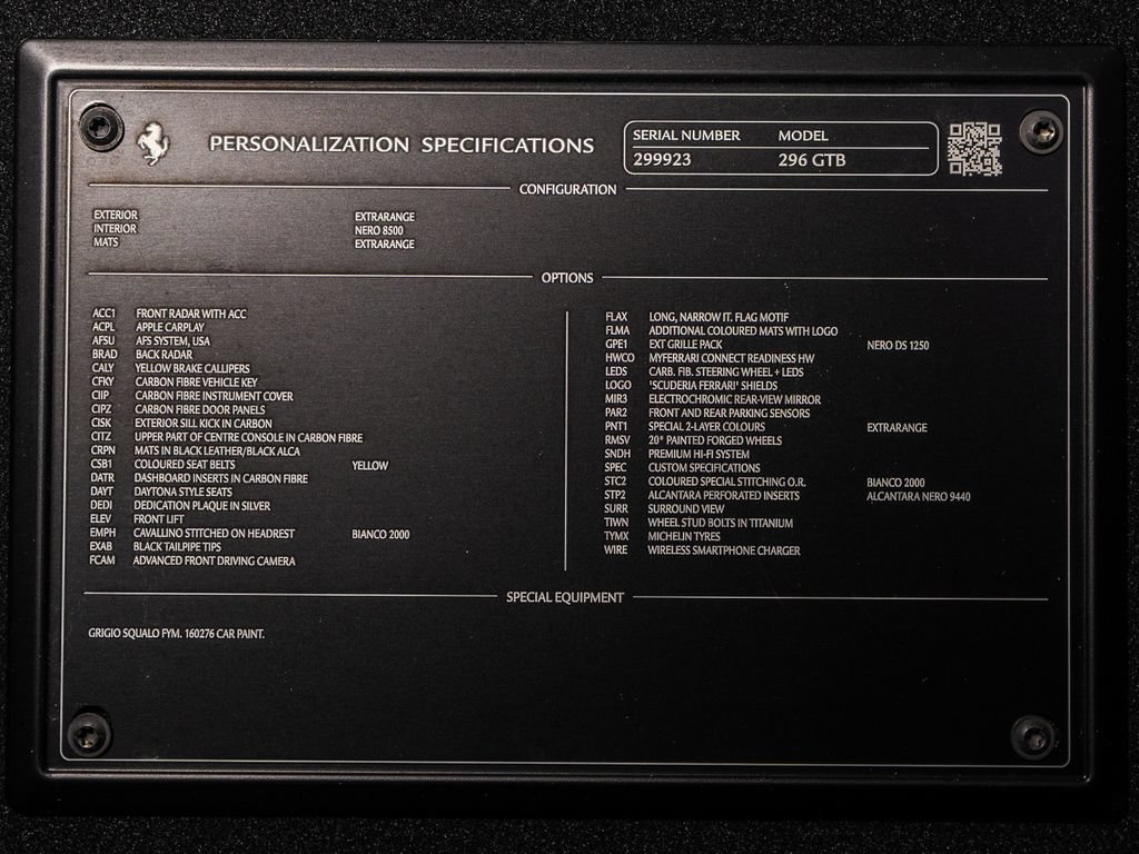 Certified 2024 Ferrari 296 GTB RWD image 35