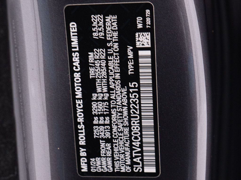 Used 2024 Rolls-Royce Cullinan w/ Cullinan Package AWD/4WD image 58