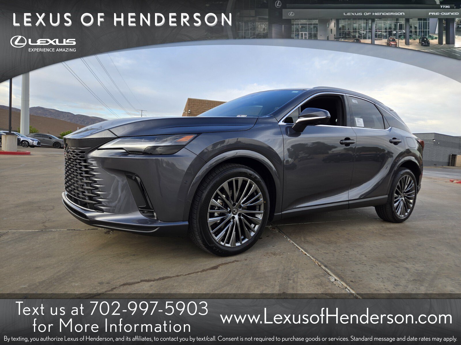 New 2026 Lexus RX 450h AWD