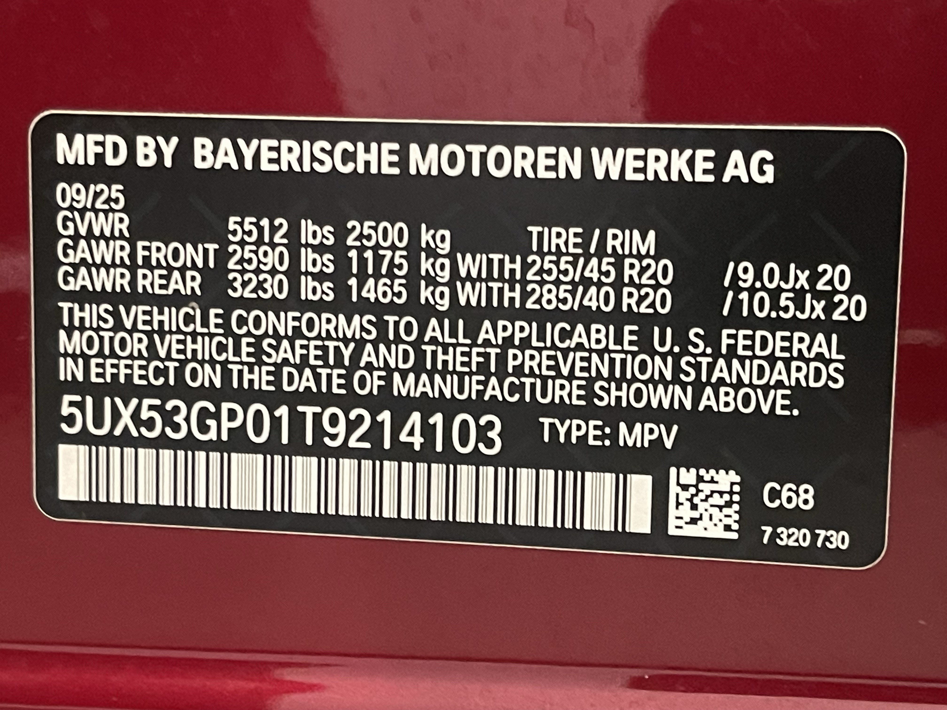 Used 2026 BMW X3 xDrive30i w/ Convenience Package AWD/4WD image 25