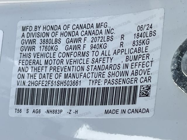 Certified 2025 Honda Civic Sport image 29
