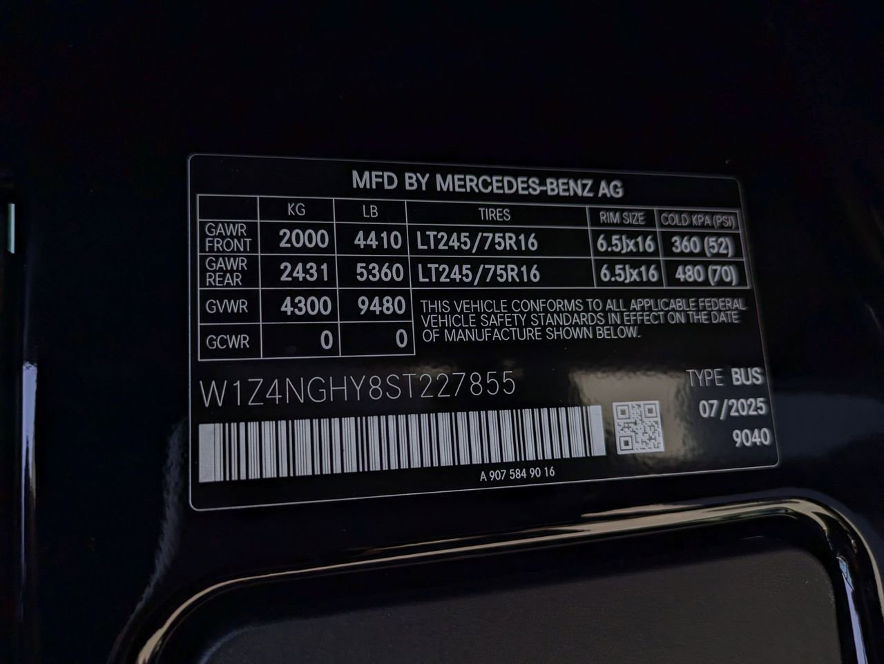 New 2025 Mercedes-Benz Sprinter 2500 image 14