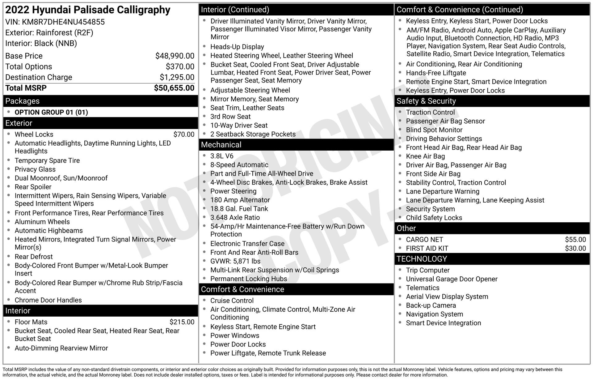 Used 2022 Hyundai Palisade Calligraphy image 31