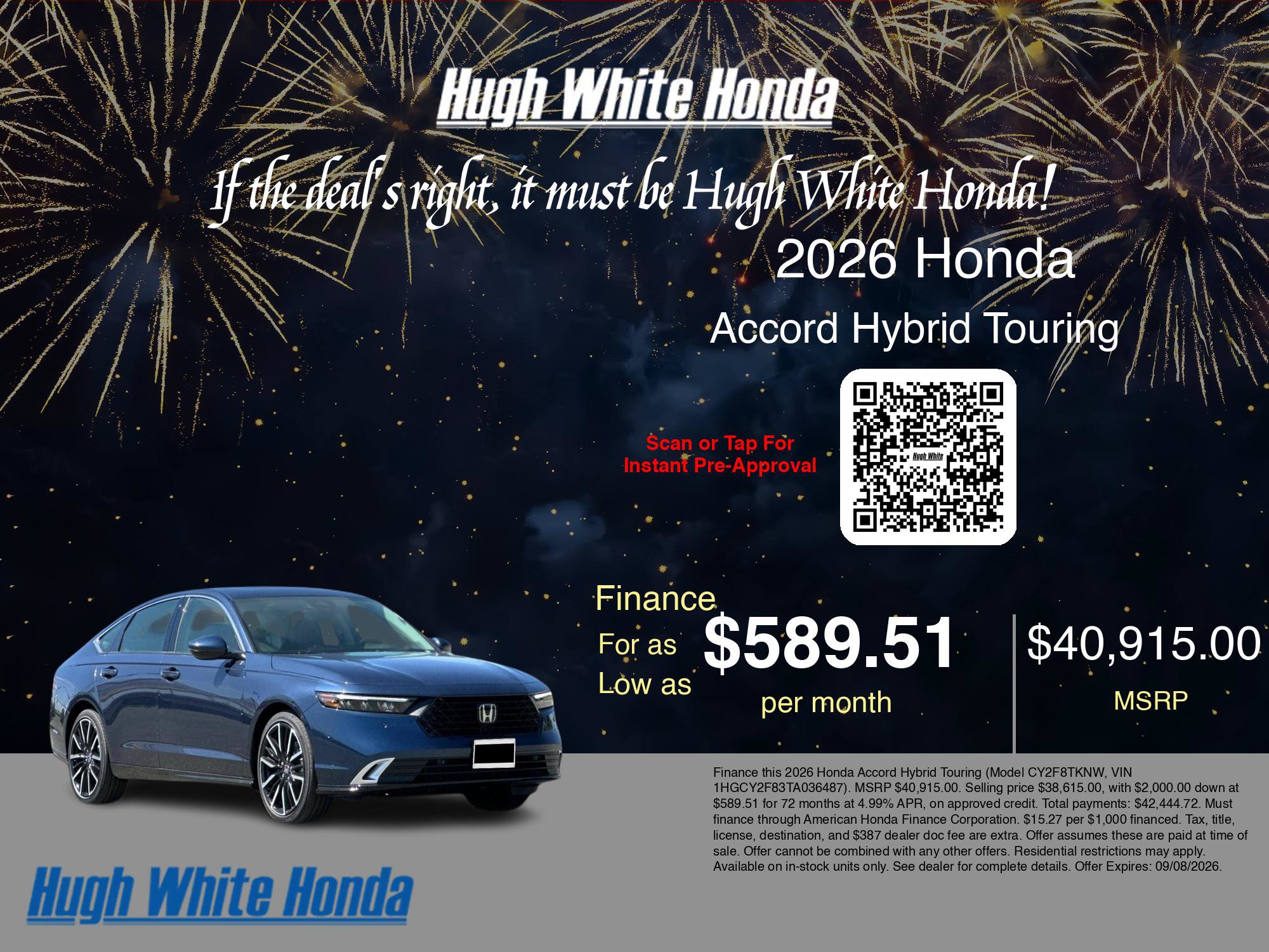 New 2026 Honda Accord Touring image 7