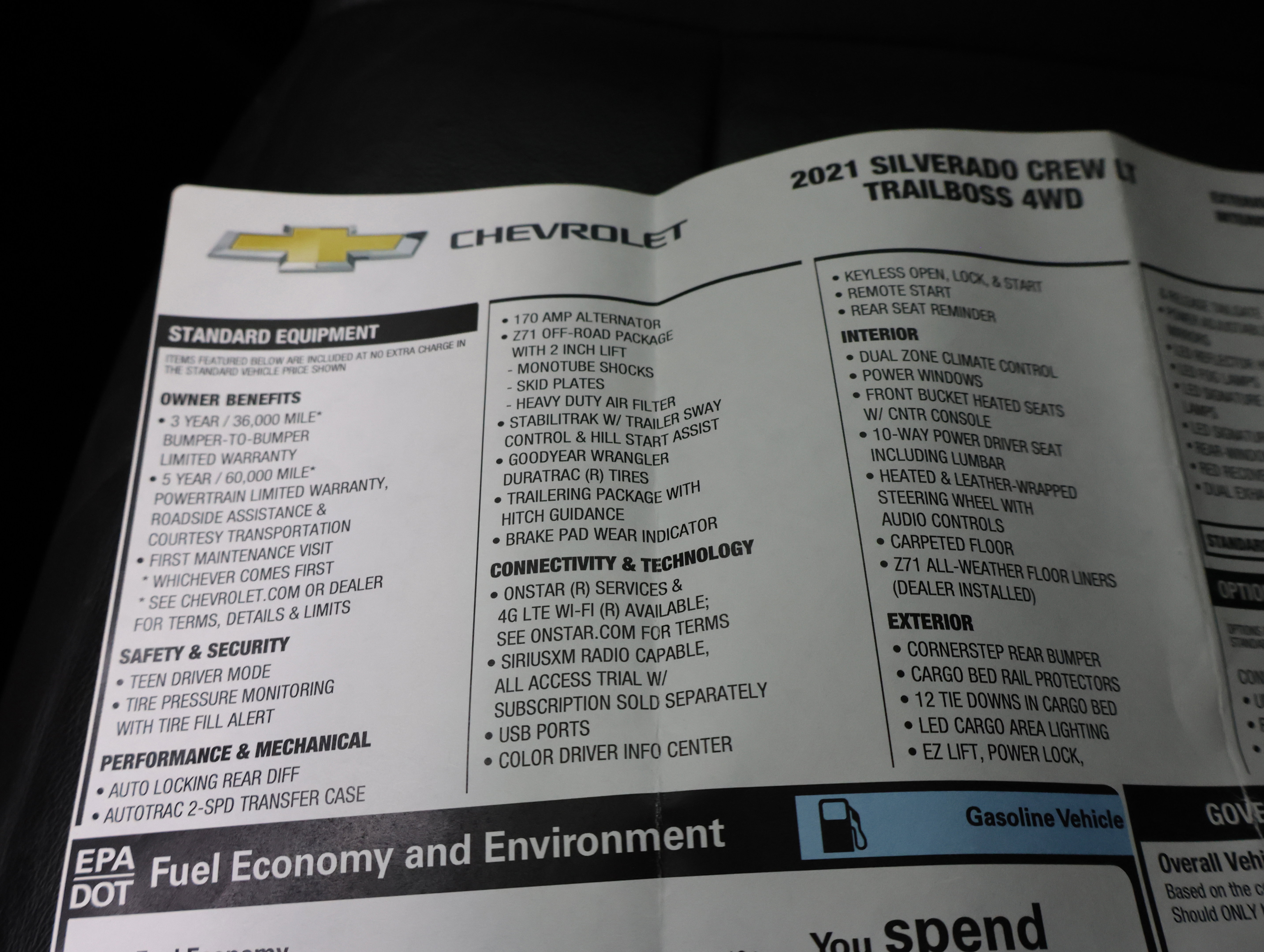 Used 2021 Chevrolet Silverado 1500 LT Trail Boss w/ Convenience Package II image 57