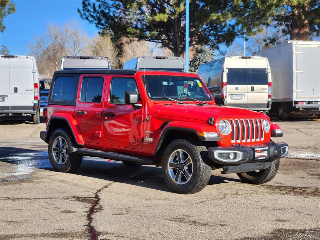 Used 2022 Jeep Wrangler Unlimited Sahara w/ Cold Weather Group image 1