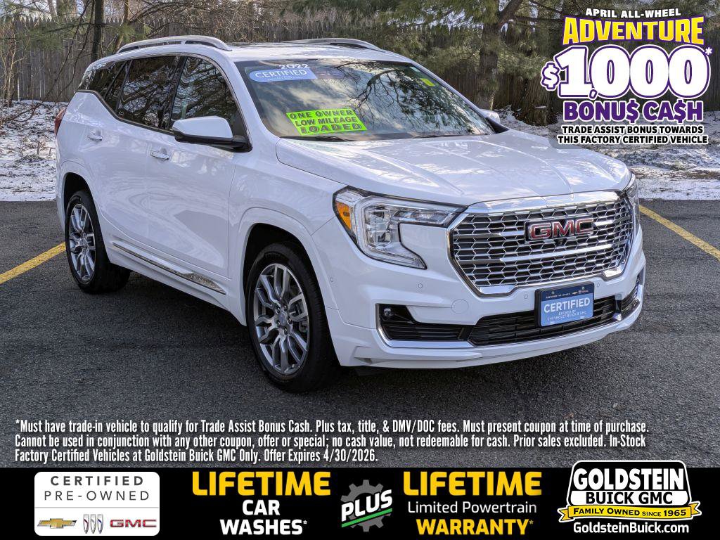 Certified 2022 GMC Terrain Denali w/ Denali Premium Package image 1