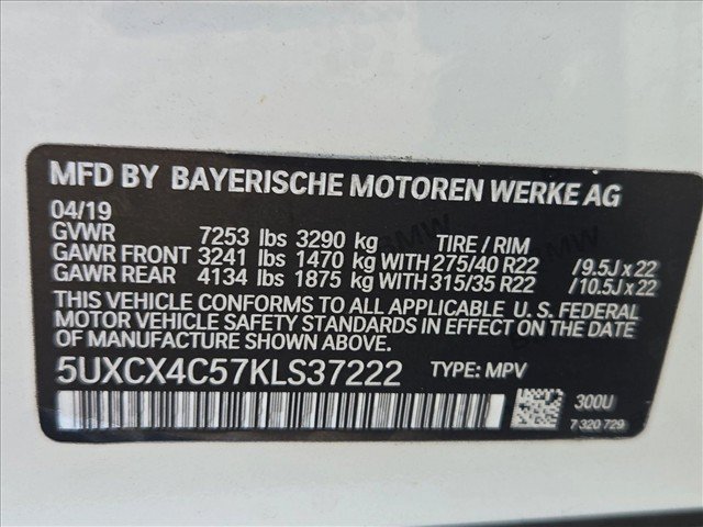 Used 2019 BMW X7 xDrive50i w/ M Sport Package AWD/4WD image 21