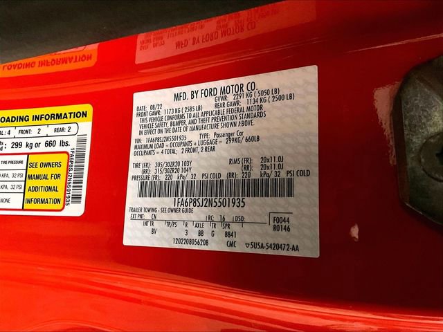 Used 2022 Ford Mustang Shelby GT500 RWD image 32