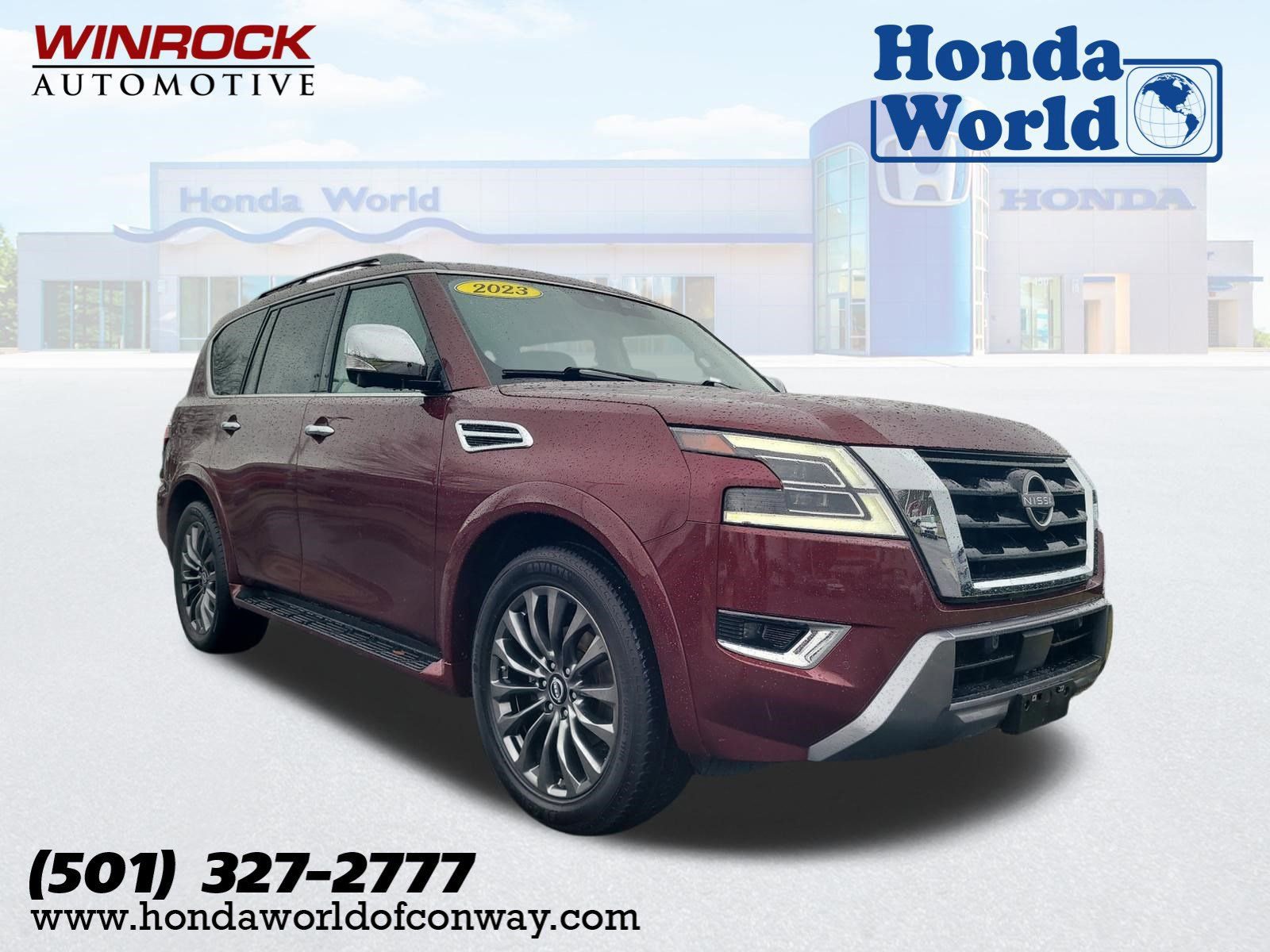 Used 2023 Nissan Armada Platinum w/ Captain's Chairs Package AWD/4WD image 1