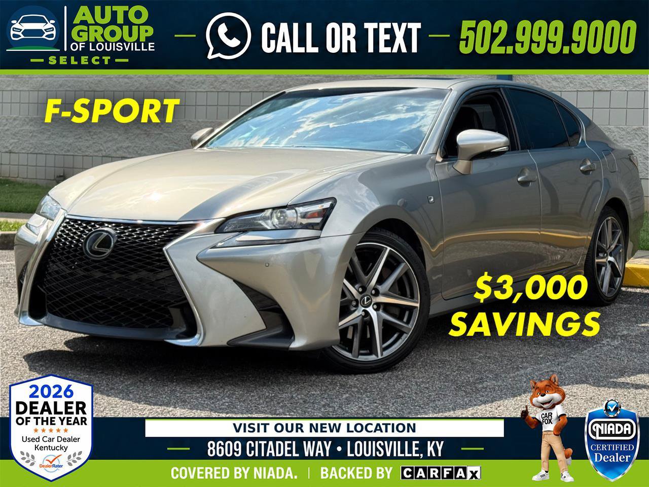 Used 2016 Lexus GS 350 F Sport