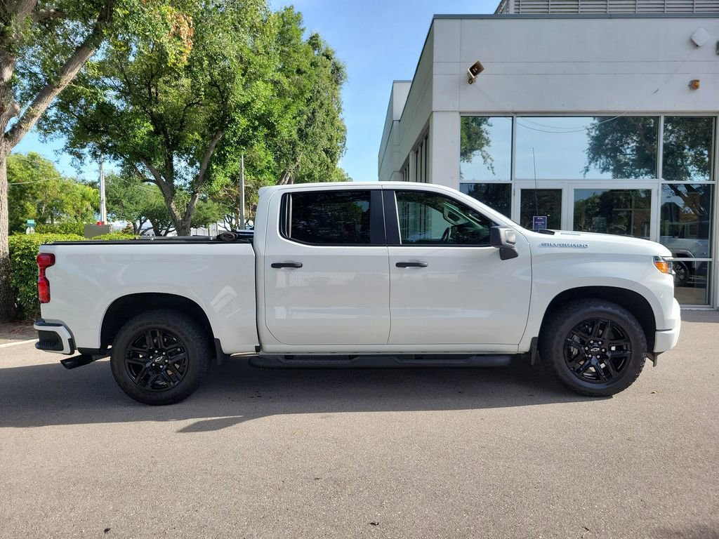 Certified 2025 Chevrolet Silverado 1500 Custom w/ Turbomax Blackout Package RWD image 6