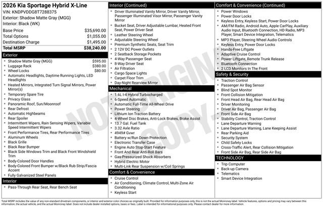 New 2026 Kia Sportage X-Line image 4