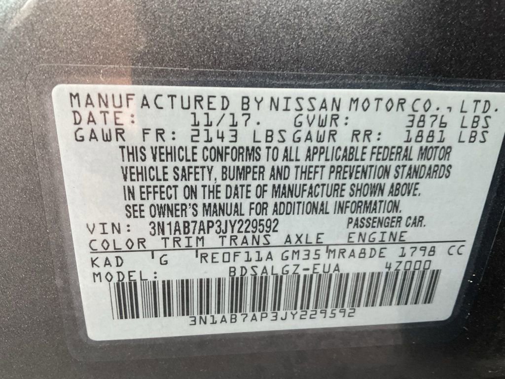 Used 2018 Nissan Sentra SL image 38