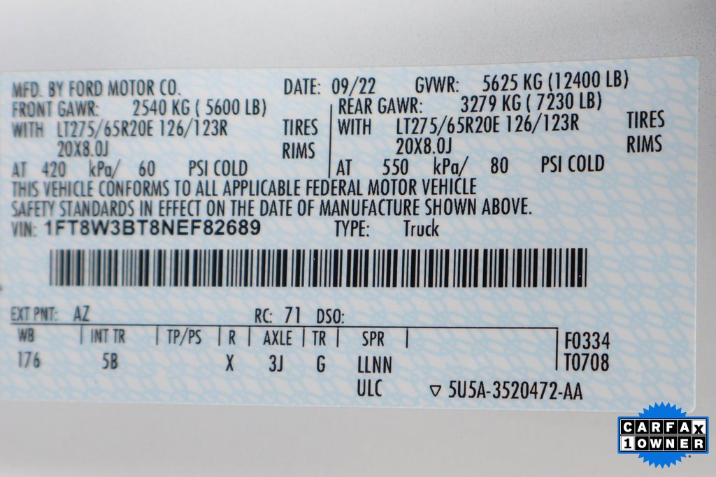 Used 2022 Ford F350 Lariat w/ Black Appearance Package image 54