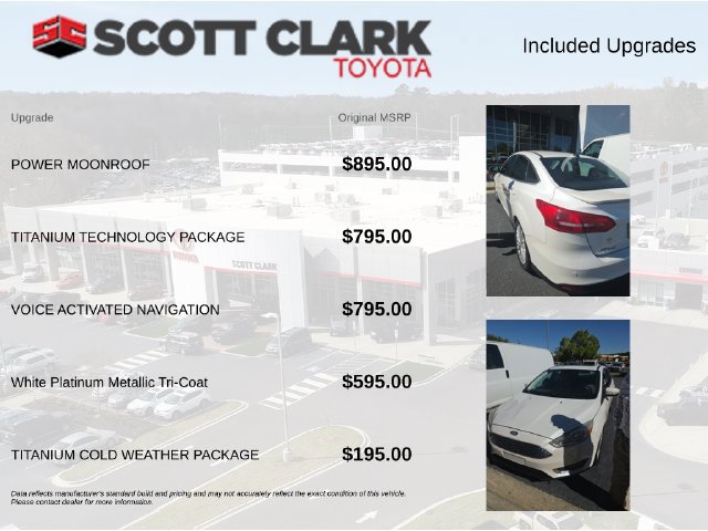 Used 2015 Ford Focus Titanium w/ Titanium Technology Package FWD image 4