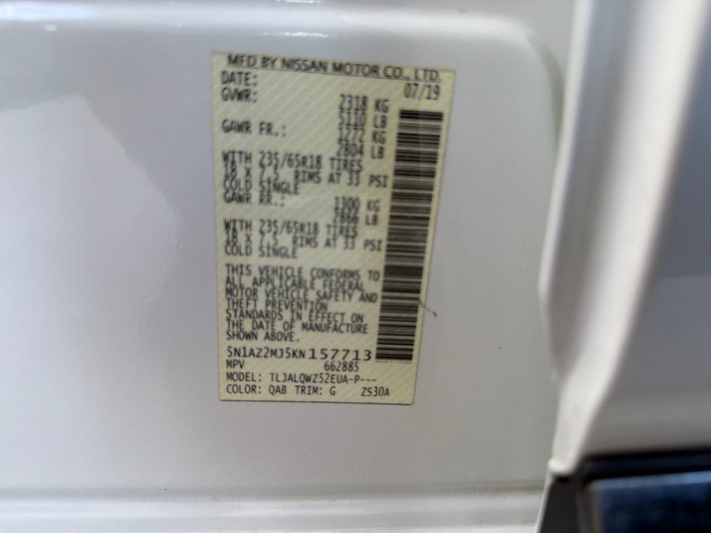 Used 2019 Nissan Murano SV w/ Premium Package image 37