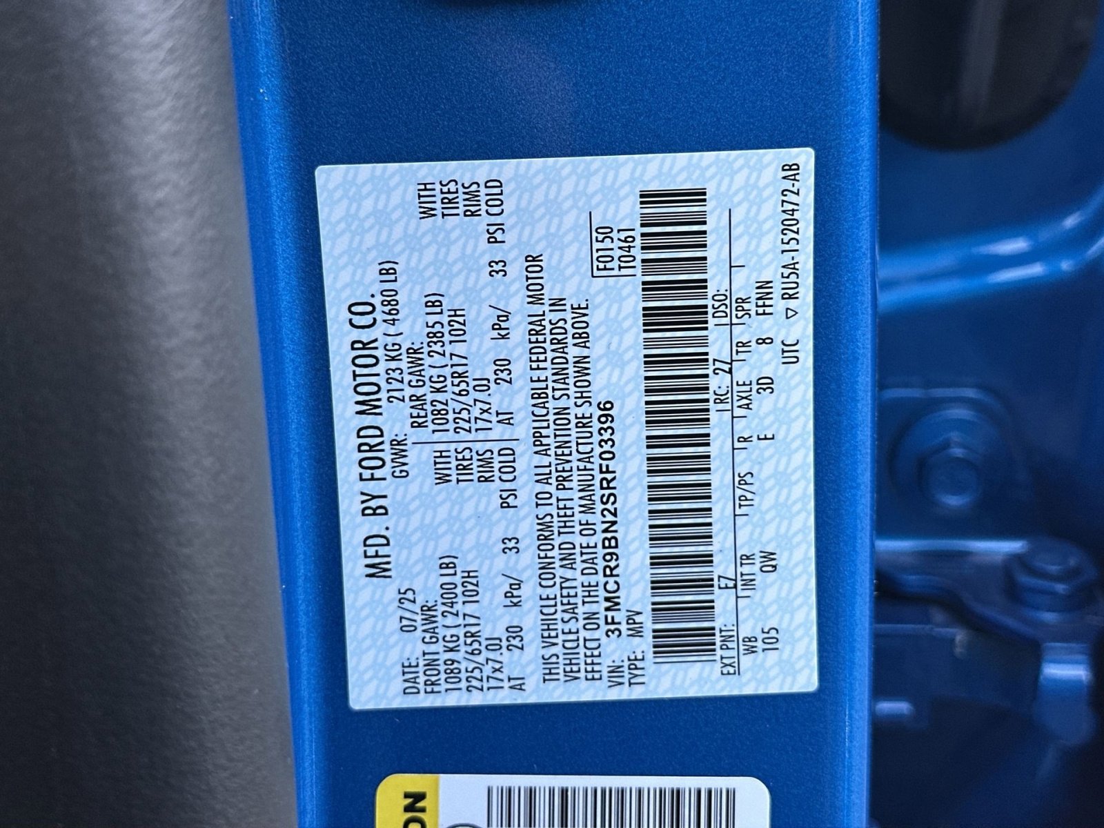 New 2025 Ford Bronco Sport Big Bend w/ Convenience Package image 34