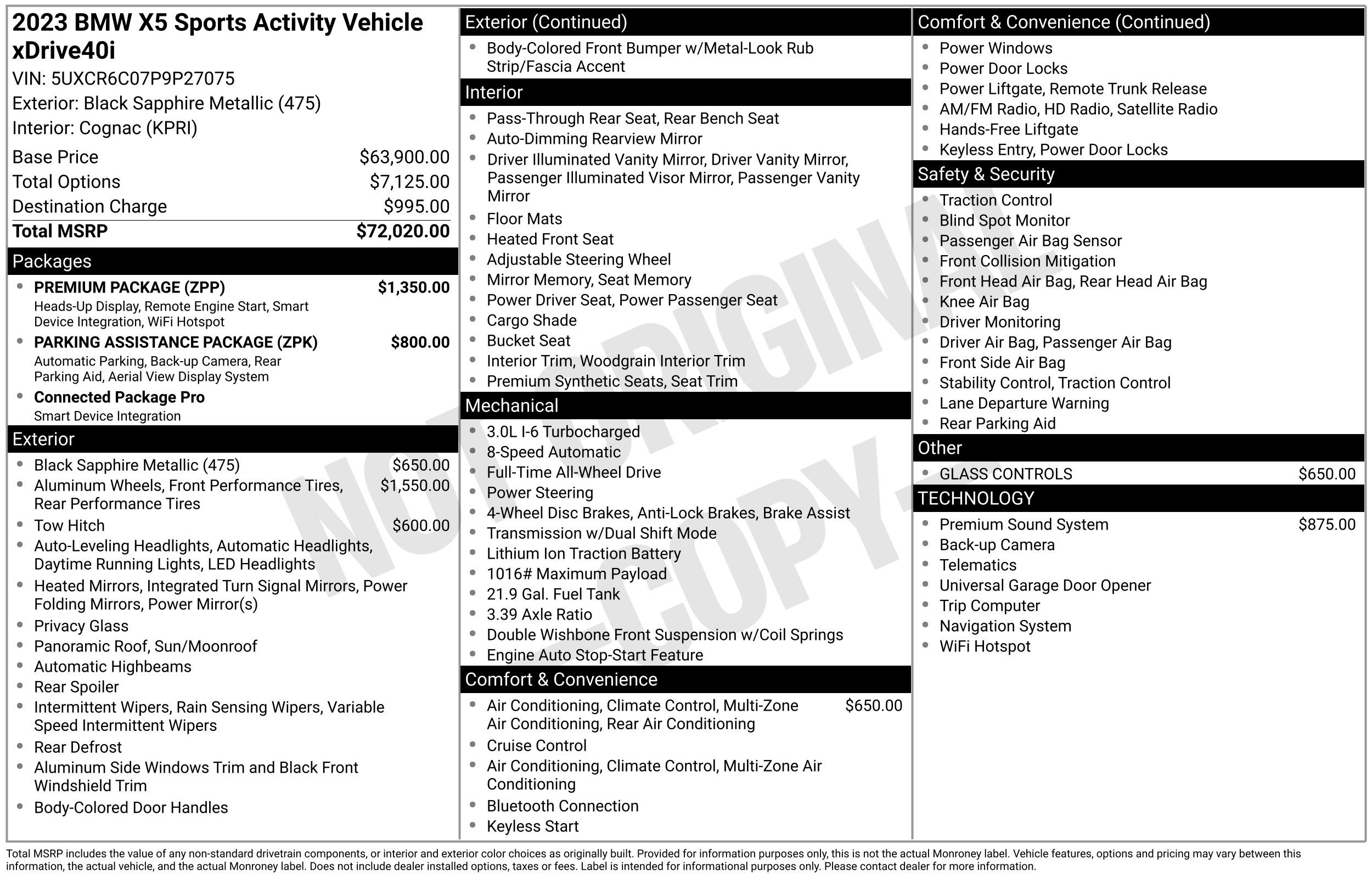 Used 2023 BMW X5 xDrive40i w/ Premium Package AWD/4WD image 28
