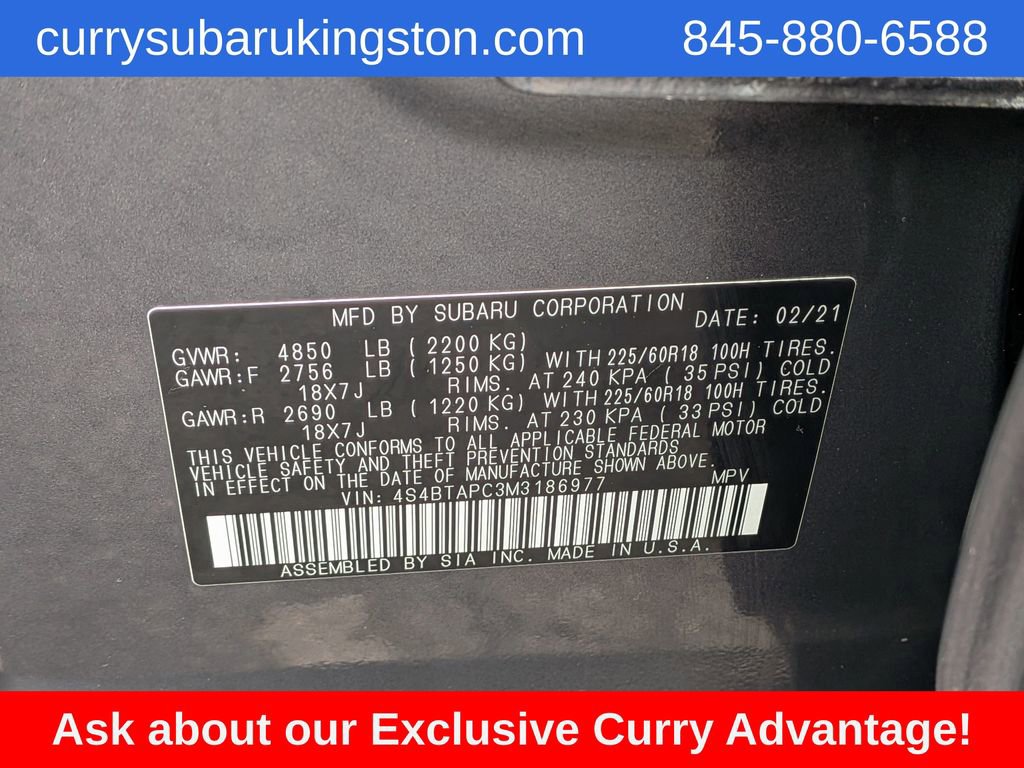 Used 2021 Subaru Outback Touring image 13