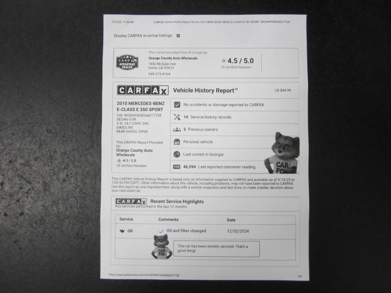 Used 2010 Mercedes-Benz E 350 E 350 Sport 4dr Sedan image 37