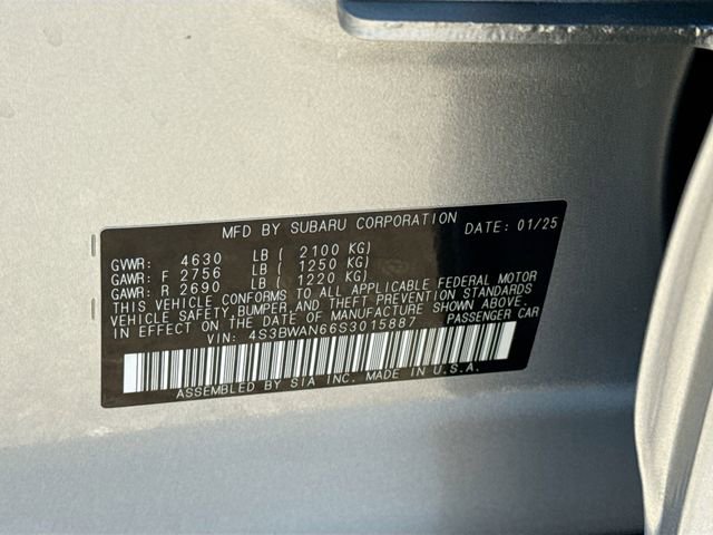 Used 2025 Subaru Legacy Limited image 45