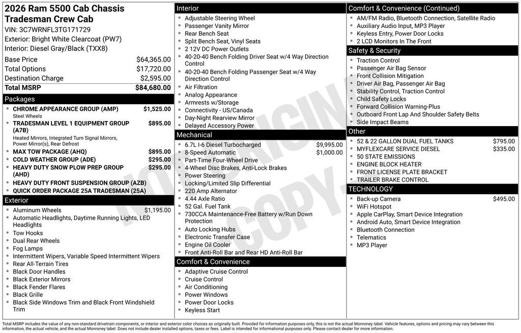 New 2026 RAM 5500 Tradesman w/ Chrome Appearance Group image 33