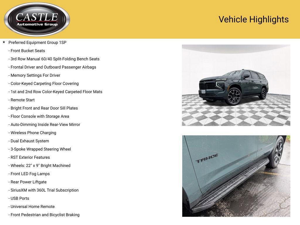 Used 2025 Chevrolet Tahoe RST w/ Comfort Package AWD/4WD image 4
