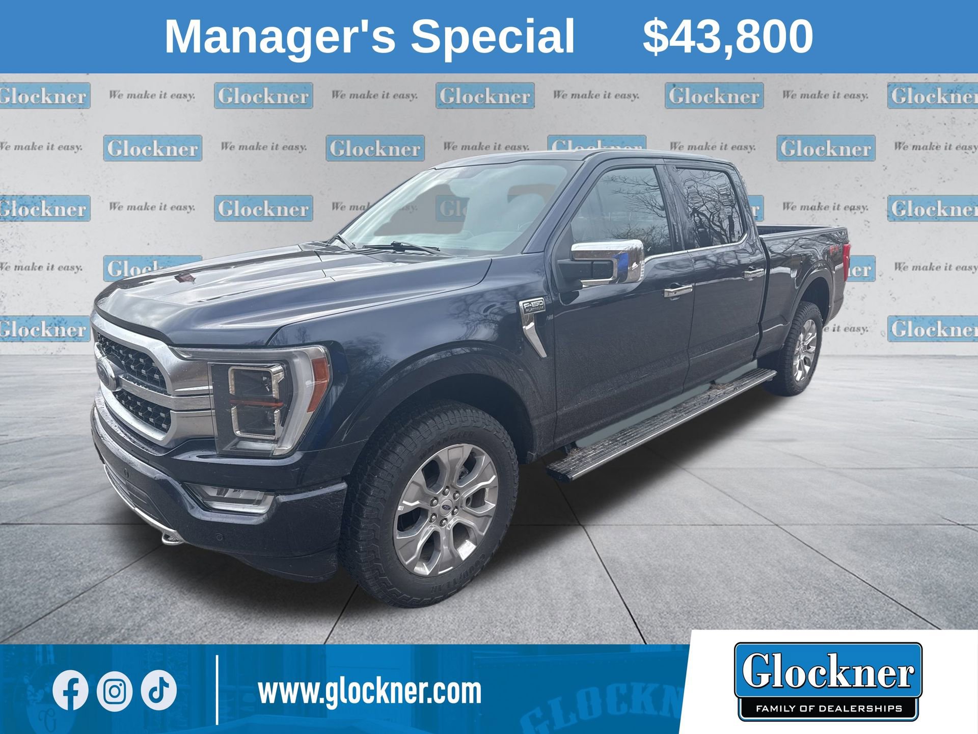 Used 2022 Ford F150 Platinum w/ Trailer Tow Package