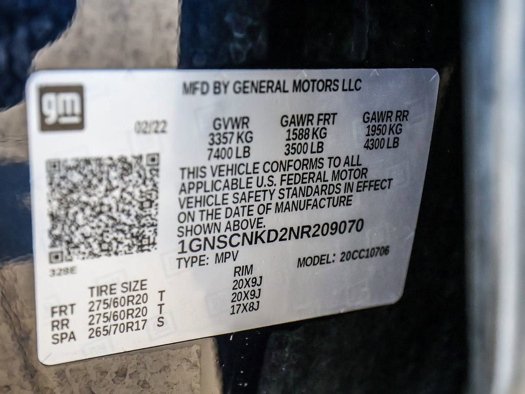 Used 2022 Chevrolet Tahoe LT w/ LT Signature Package image 37