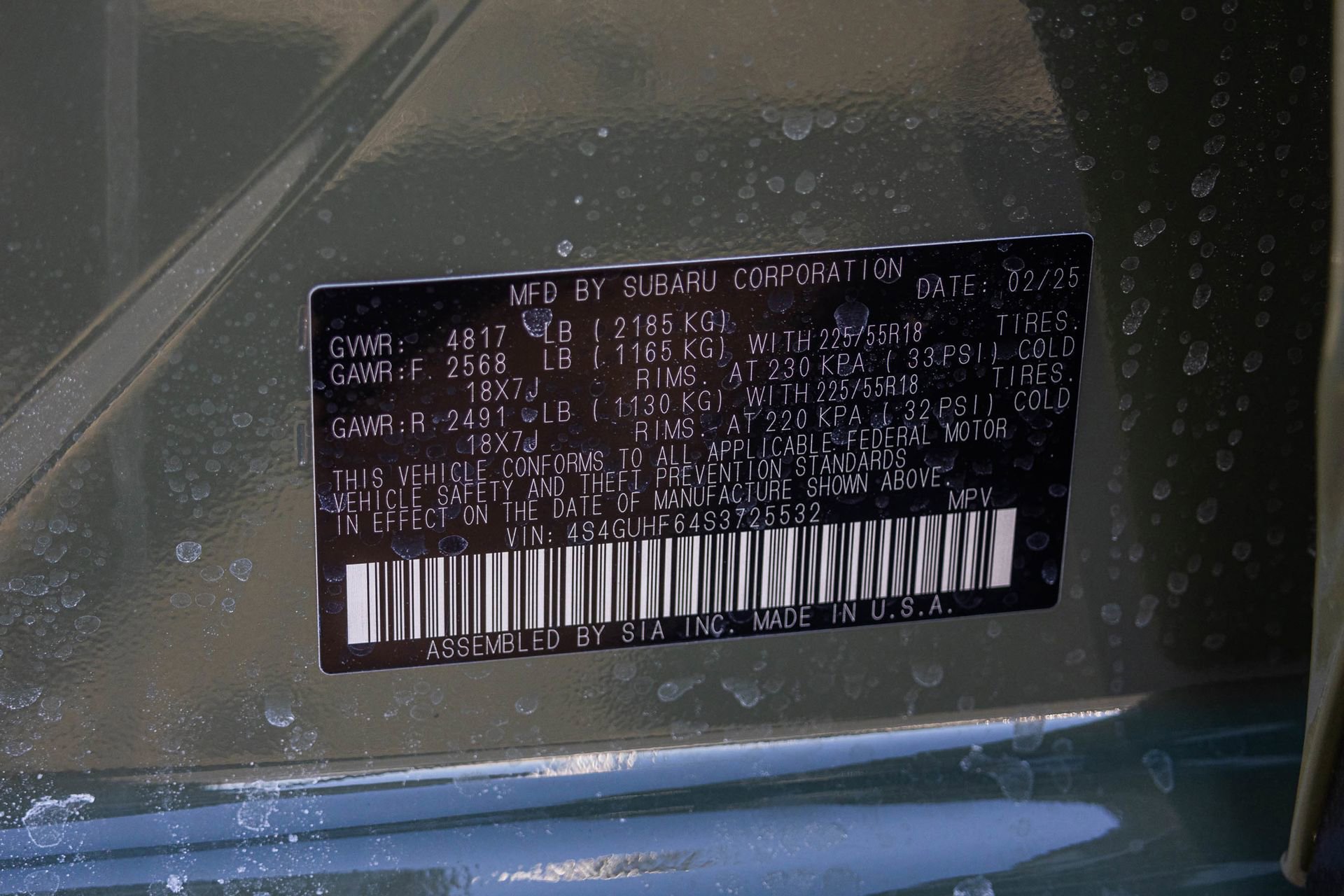 New 2025 Subaru Crosstrek 2.5i Sport w/ Crosstrek Mirror Package image 61