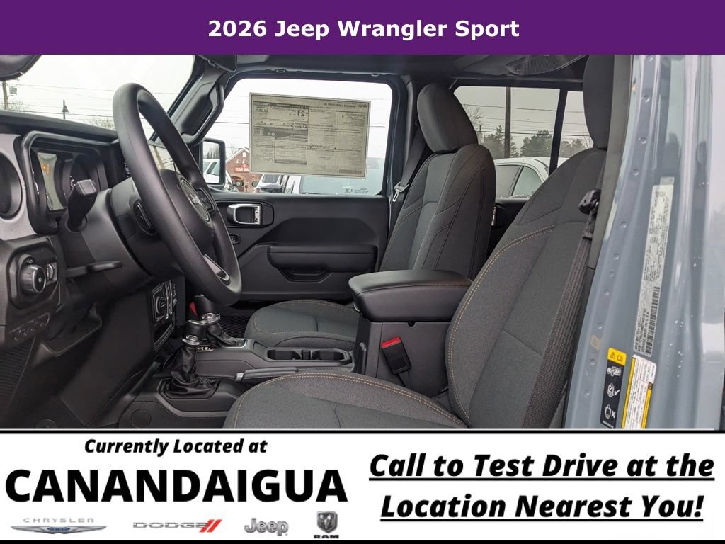 New 2026 Jeep Wrangler Unlimited Sport AWD/4WD image 14