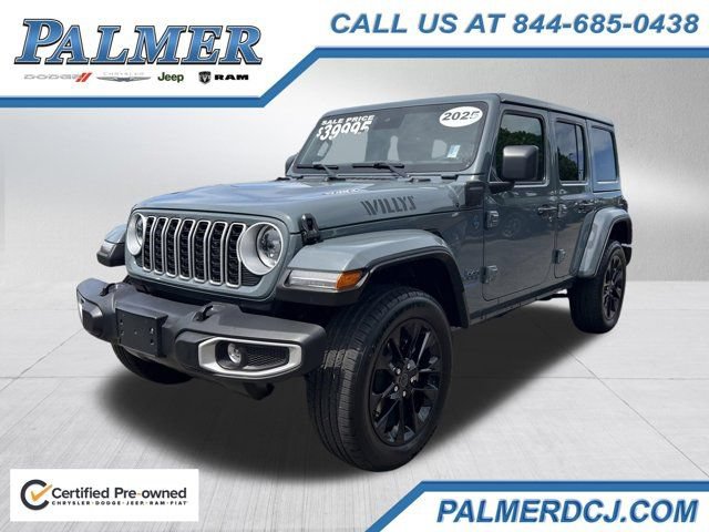 Certified 2025 Jeep Wrangler Unlimited Sahara w/ Safety Group AWD/4WD image 1